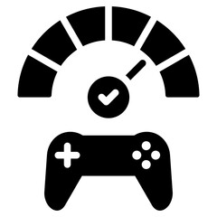 Improved Gaming Solid Black Icon