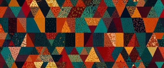 pattern with shapes
