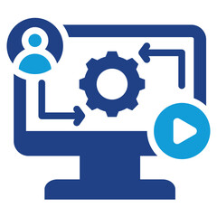 Personalized Content Dual Tone Icon