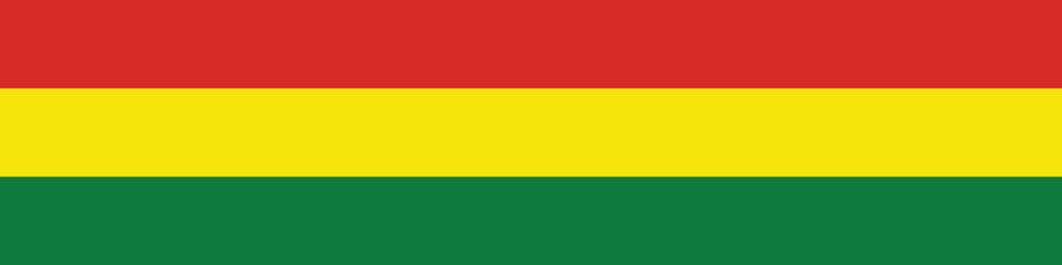 Bolivia flag long banner digital vector illustration