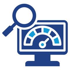 Performance Monitoring Dual Tone Icon