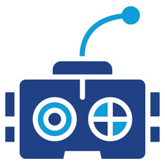 Remote Control Dual Tone Icon