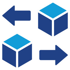 Digital Replication Dual Tone Icon