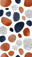 Abstract Background: Organic Shapes