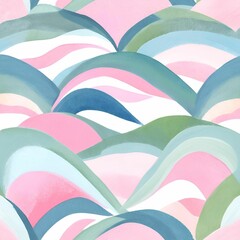 Wallpaper, floral, green abstract pattern