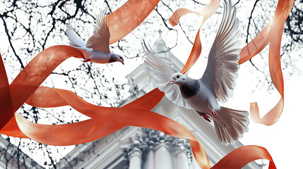 Ribbon of Hope for Cancer Awareness Celebrating World Cancer Day with Community Events and Support