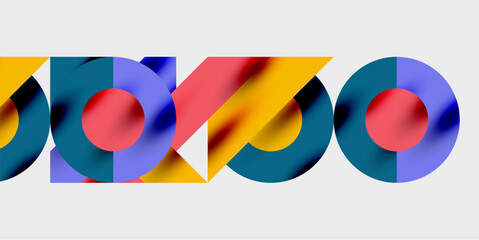 Vibrant abstract background circles with smooth gradients, creating a dynamic and modern design. Ideal for creative, tech, or contemporary-themed projects