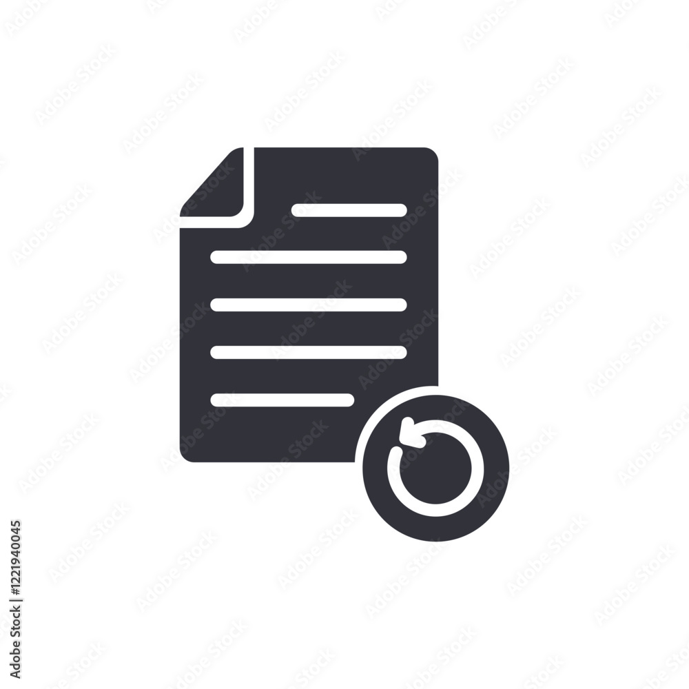 Poster data backup solid icons, minimalist vector illustration ,simple transparent graphic element .isolate