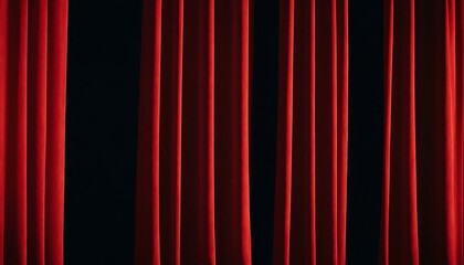 Curtain of stage,Large Red Stage Curtain,Concept of beauty gift on Valentine's Day with red velvet curtains background.568