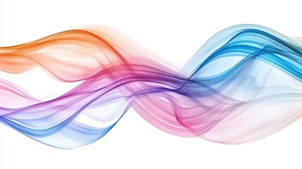 a background featuring flowing abstract waves in vibrant colors, suggesting movement and energy.