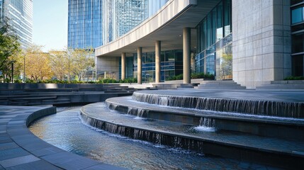 a civic center with modern design elements, highlighting its role in community engagement.