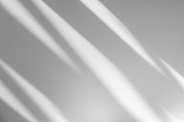 Wall interior background, studio and backdrops show products.with shadow from window color white and grey. background for text insertion and presentation product	