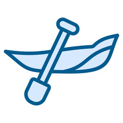 Naklejka premium Canoe Icon