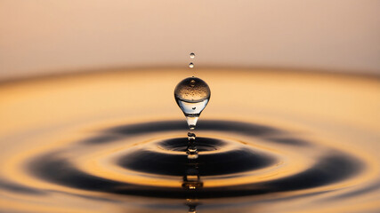clean water drop 