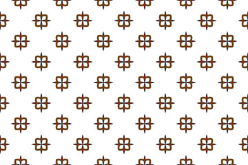 Abstract vector background with seamless geometric pattern of simple shapes