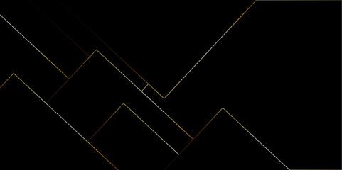 Modern black background corporate with gold lines .Modern silver grey white gold abstract geometric background with diamond shape and lines .square shapes template for business, card, flyer