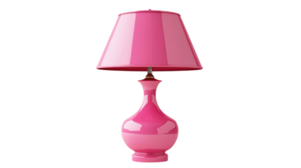 Pink bubbles on transparent background