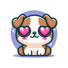 Cute Bulldog Cartoon Vector Art, Illustration and Graphic