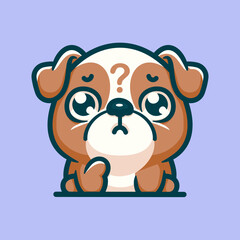 Cute Bulldog Cartoon Vector Art, Illustration and Graphic
