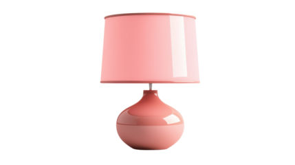 Pink bubbles on transparent background