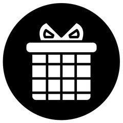 icon design with gift box theme