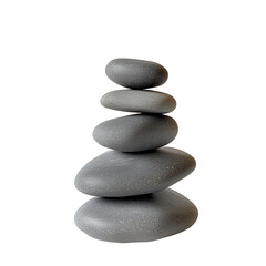 Fototapeta premium Stacked Smooth Zen Stones for Meditation and Balance