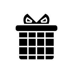 icon design with gift box theme
