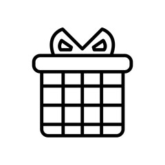 icon design with gift box theme