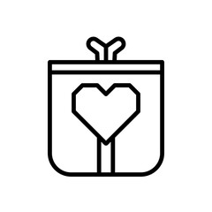 icon design with gift box theme