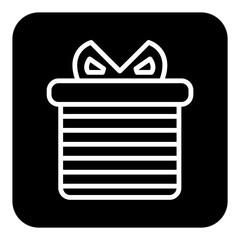 icon design with gift box theme