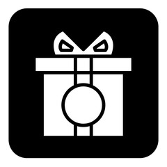 icon design with gift box theme