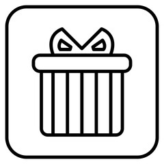 icon design with gift box theme