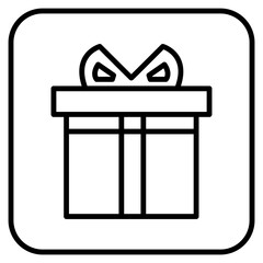 icon design with gift box theme