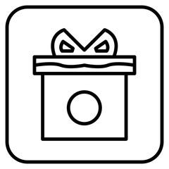 icon design with gift box theme