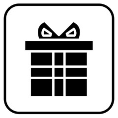 icon design with gift box theme