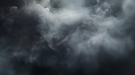 smoke on black background