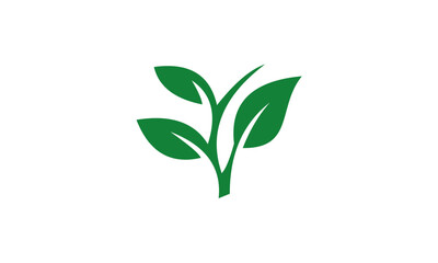 Green leaf logo