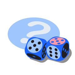 Making decision with use of dice