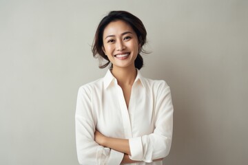 South east asian businesswoman blouse smile happy.