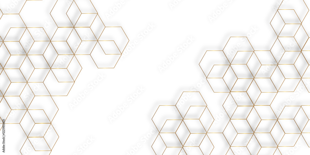 Poster abstract golden linear graphic ornament. arabian stylish seamless pattern on white background. creat