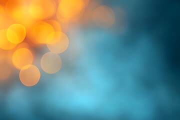 Abstract background banner vibrant blue and orange for creative projects