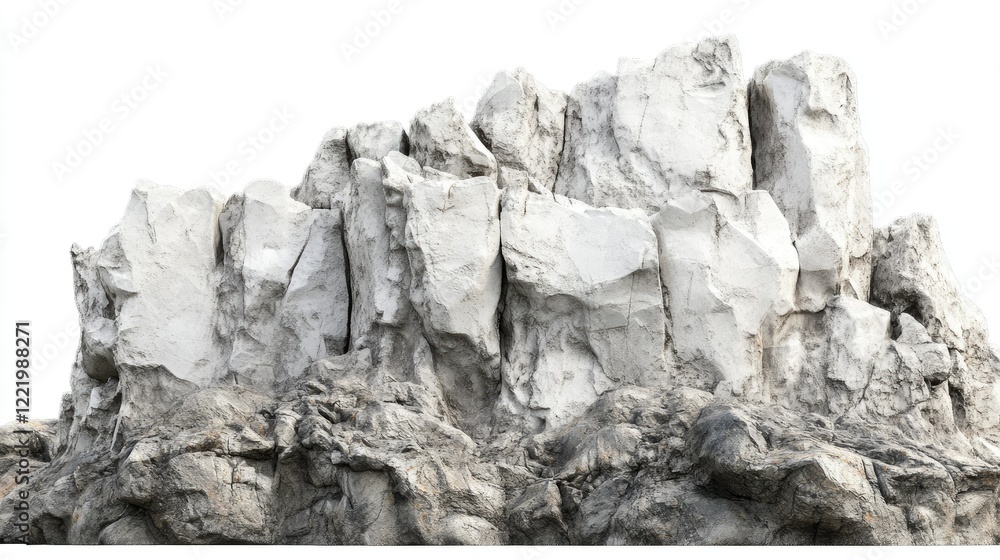 Poster textured rock formation with layers of light and shadow, natural stones displaying unique patterns, 