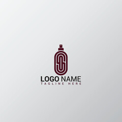 Professional perfume logo design letter SO elegant luxury scent initial vector