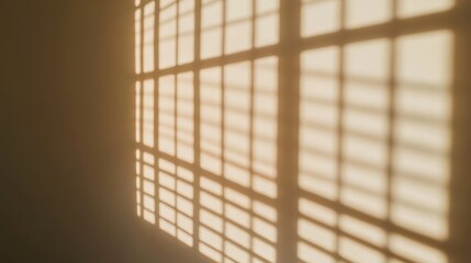 Golden Hour Shadows: Window Light Abstract