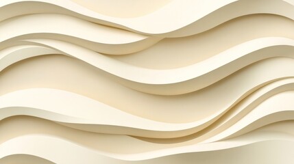 Obraz premium Cream wavy abstract background texture design
