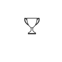 Silhouette of a trophy, perfect for highlighting special achievements or awards