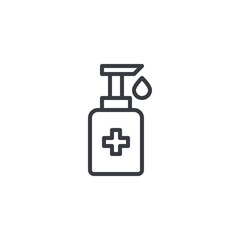 Hand Sanitizer line icon