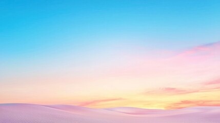 Pastel Desert Sunset