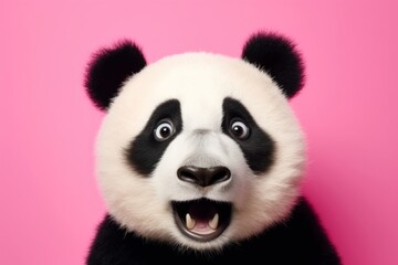 Fototapeta premium Panda animal mammal bear.