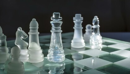 チェスの盤面と駒